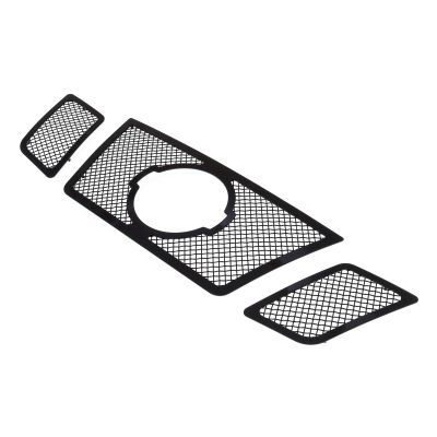 APS Stainless Black Mesh Grille Grill Insert for Frontier 09-21 Main Upper