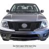 APS Stainless Black Mesh Grille Grill Insert for Frontier 09-21 Main Upper view 3