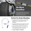 FIRSTINFO 4.9 ft Silicone Brake Bleeding Hose with One-Way Check Valve view 2