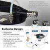FIRSTINFO 4.9 ft Silicone Brake Bleeding Hose with One-Way Check Valve view 4