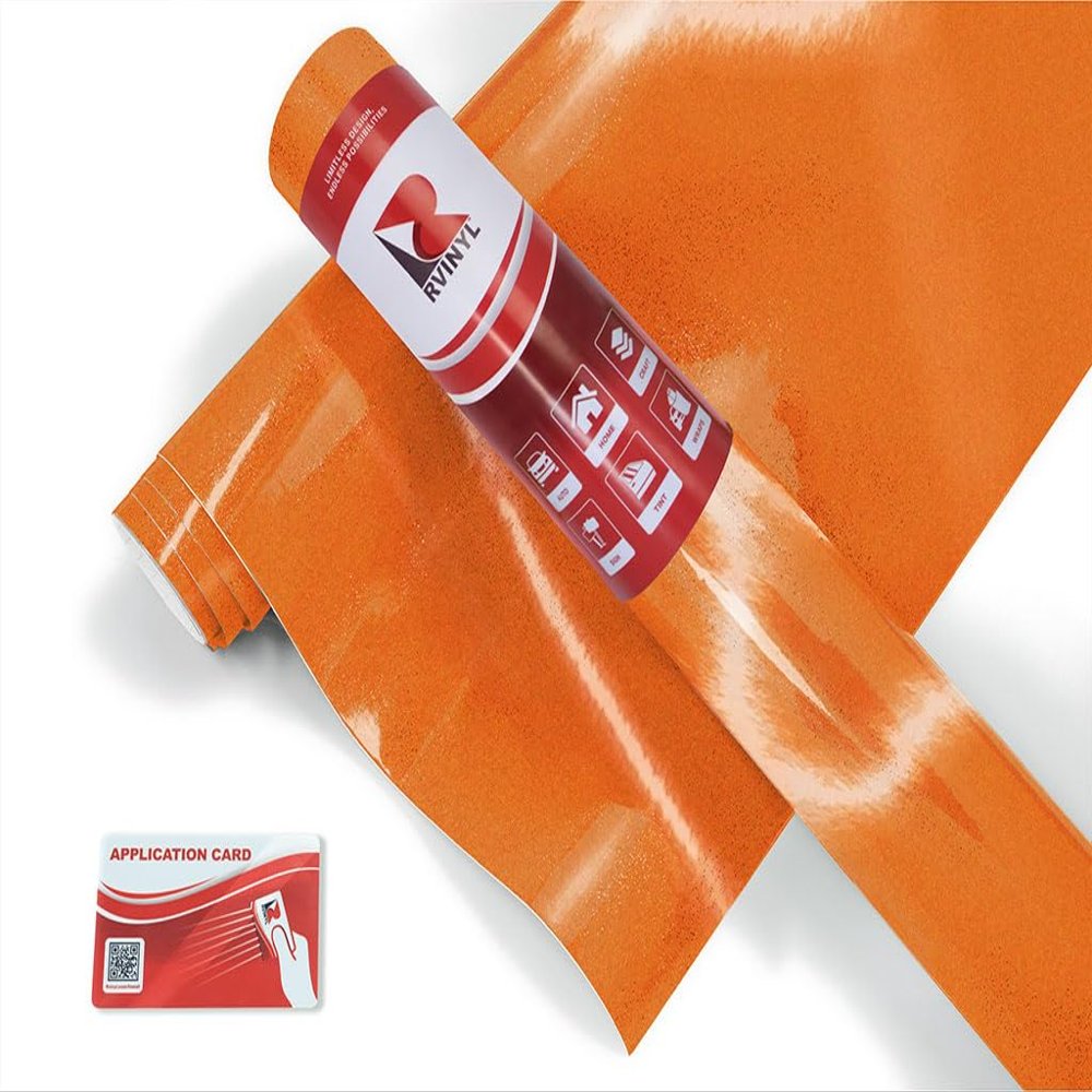 3M 680 Orange Reflective 14 2ft x 10yd Scotchlite Reflective Vinyl Film Roll Sheet for Crafts and Signs