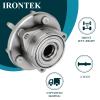 IRONTEK Front Wheel Hub and Bearing Assembly 513100 Compatible for Ford 1996-2007 Taurus, for Lincoln 1995-2002 Continental, for Mercury 1996-2005 Sable, 5 Lugs Wheel Hub Assembly 1 PCS view 2