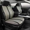 FIA TR49-44 Black Custom Fit Front Seat Cover Bucket Seats - Saddle Blanket, (Black) view 2