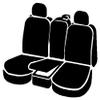 FIA TR49-44 Black Custom Fit Front Seat Cover Bucket Seats - Saddle Blanket, (Black) view 3