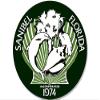 MAGNET 4x4 inch ROUND Sanibel Island City Seal Sticker -logo beach sanctuary Florida fl Magnetic vinyl bumper sticker sticks to any metal fridge, car, signs view 1