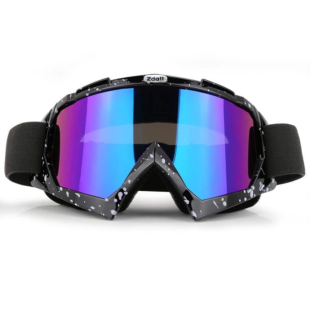 Motorcycle Goggles - Glasses Dirt Bike ATV Motocross Anti-UV Adjustable Riding Offroad Protective Combat Tactical Military Goggles for Men Women Youth Adult