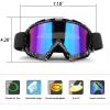 Motorcycle Goggles - Glasses Dirt Bike ATV Motocross Anti-UV Adjustable Riding Offroad Protective Combat Tactical Military Goggles for Men Women Youth Adult view 3