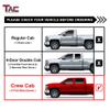 TAC Side Steps Running Boards Fit 2001-2018 Chevy Silverado/GMC Sierra 1500 | 2001-2019 Chevy Silverado/GMC Sierra 2500 3500 Crew Cab Truck Pickup 3" Black Side Nerf Bars Off Road Accessories 2 pcs view 4