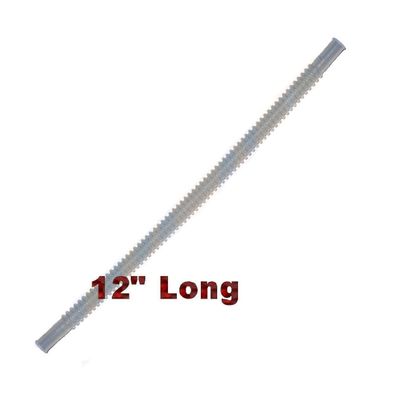 Clear or Black Corrugated Flexible Hose Line 12 inches Long Fuel Pump Assembly Module
