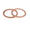 X AUTOHAUX 10pcs Copper Washer Flat Sealing Gasket Ring Spacer for Car 22 x 27 x 1.5mm view 3