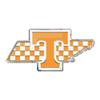 FANMATS University of Tennessee Team State Aluminum Emblem, One Size view 1