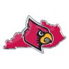 University of Louisville Team State Aluminum Emblem view 1