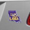 Louisiana State University Team State Aluminum Emblem view 2