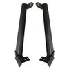 AUXTINGS 52 Inch Straight LED Work Light bar Steel Metal Upper Windshield JP JL Mounting Bracket W/Lower Corner Brackets for Jeep Wrangler JL 2018 2019-2022 view 2