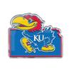University of Kansas Team State Aluminum Emblem view 1