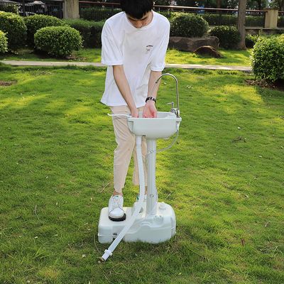 USAStock Environmental Protection Wash Basin Sink Outdoor Garden Sink with Faucet & Garden Pipe Joint Perfect for Camping/RV/Boat/Road Great Sink