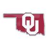 University of Oklahoma Team State Aluminum Emblem view 1