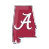 University of Alabama Team State Aluminum Emblem view 1