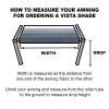 ShadePro - Vista Shade - RV Awning Shade Screen - Zipper Sun Screen Installs in Seconds - Solar Mesh Blocks 87% of Sunlight - The Original Camper Sunscreen Shade for Awnings - 15' x 11' - Brown view 4