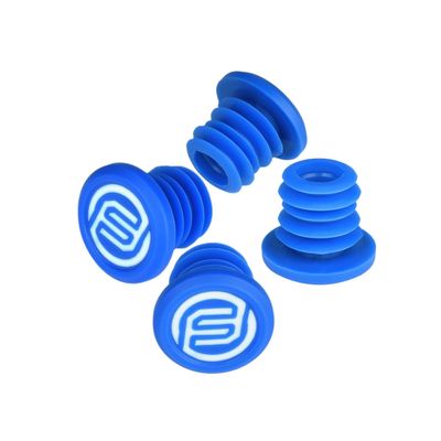 FIFTY-FIFTY 4-Pack Mountian Bike Bar End Plugs, Bicycle Handlebar End Caps(Blue)