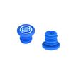 FIFTY-FIFTY 4-Pack Mountian Bike Bar End Plugs, Bicycle Handlebar End Caps(Blue) view 3