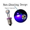 PA LED 10x Non Ghosting LED Arcade Pinball Machine Light Bulb #44#47 Ba9s 6.3V 1 SMD Fold Side View Lamp Flexible Wire (Pink) view 3