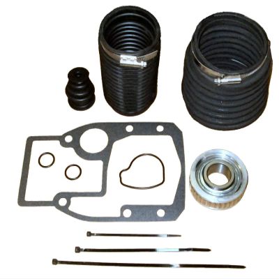 RPS OMC Cobra Sterndrive I/O transom Service Rebuild Repair kit with Bellows and Gimbal Bearing. Replaces 3854127, 914036, 911826