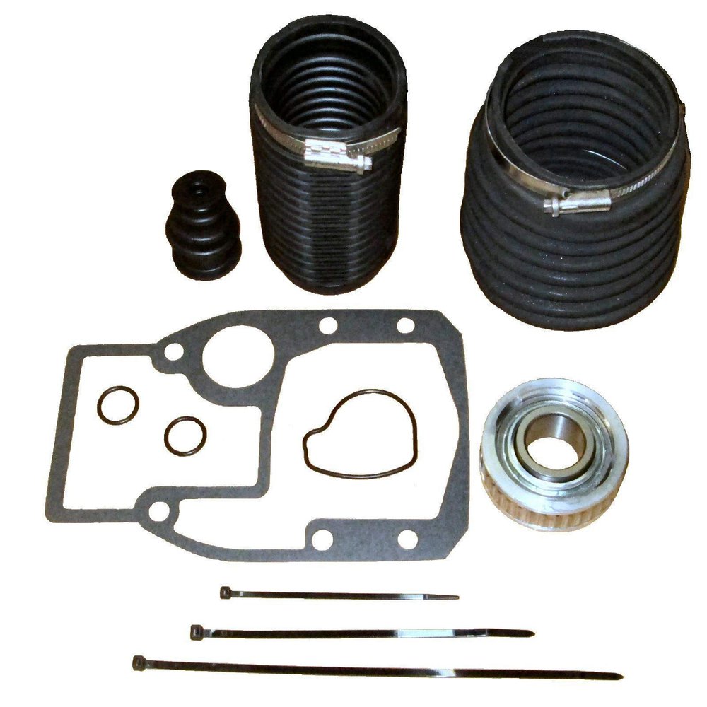 RPS OMC Cobra Sterndrive I/O transom Service Rebuild Repair kit with Bellows and Gimbal Bearing. Replaces 3854127, 914036, 911826