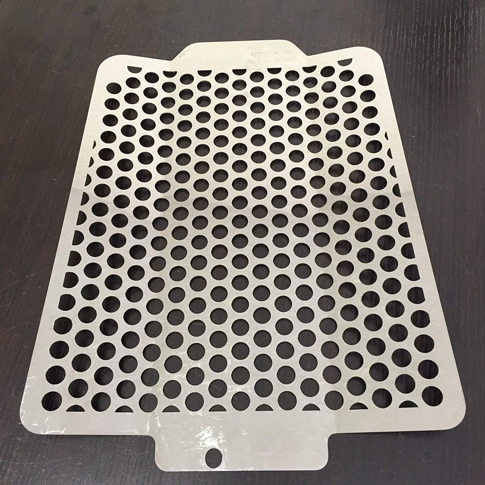 AfterMokit Radiator Grille Guard Cover Protector for 2006-2013 for Suzuki Boulevard M109R Chrome Honeycomb