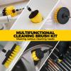 Holikme 40 Piece Drill Brush Attachment Set Scrub Pads Scouring Pads Power Scrubber Brush with Extend Long Attachment All Purpose Clean for Car DetailingGrout, Tiles, Bathroom, Kitchen view 3
