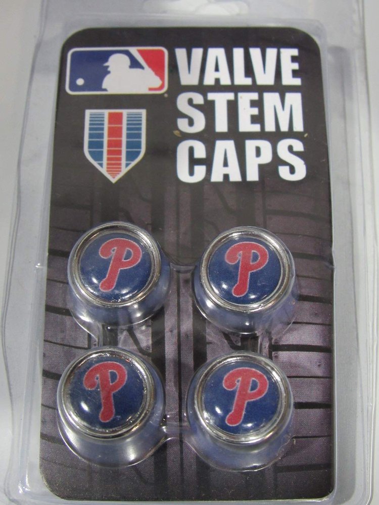 WinCraft MLB Philadelphia Phillies Tire Valve Stem Caps