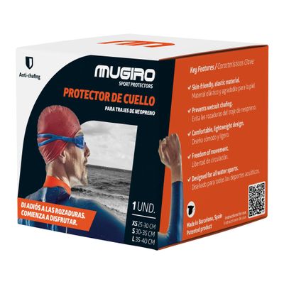 MUGIRO Wetsuit Neck Protector - Anti-Chafing Silicone Collar for Men & Women | Prevents Wetsuit Rash & Rubbing for Swimming, Triathlon, Surfing & Scuba Diving | Reusable Neoprene Suit Accessory