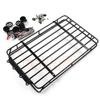 Yeah Racing Metal Roof Rack w/White LEDs for TRX-4 Bronco Axial SCX10 II Cherokee Jeep #TRX4-059 view 1