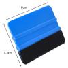 Durable Black Felt Edge Vinyl Squeegee Tool 4-Inch, Car Vinyl Film Wrapping Decal Window Tint Work, Professional Scratch Free Squeegee (Pack of 3) view 2