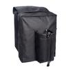 UNISTRENGH Snowmobile ATV Tank Saddlebags Durable Universal ATV Fender Bag Camo Waterproof Front Accessories Storage Pack Luggage with Water/Drink Pocket (Black) view 3