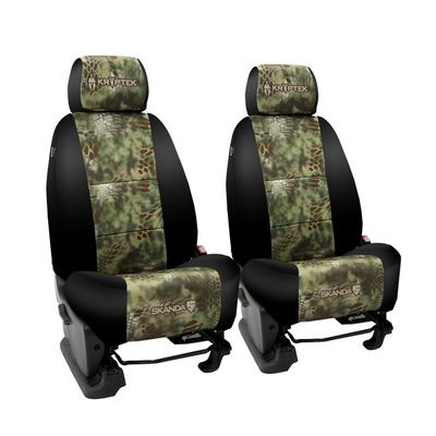 ShearComfort Front Seats Custom Kryptek Neo-Supreme Seat Covers Compatible with Toyota 4Runner (2010-2022) in Black w/Kryptek Neo-Supreme Mandrake for Buckets w/Adjustable Headrests (SR5)