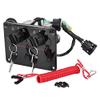 Dual Key Switch Panel Kit, 6K1-82570-08-00 12V 0.1W Dual Engine Key Switch Panel Switch Assembly Replacement Fit for Outboard Double Vertical Control Engines view 1