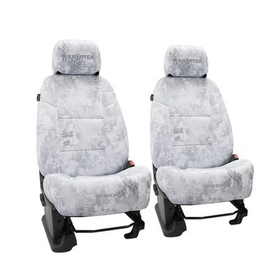 ShearComfort Front Seats Custom Kryptek Neo-Supreme Seat Covers Compatible with Volkswagen Tiguan (2018-2022) in Kryptek Neo-Supreme Yeti for Buckets w/Adjustable Headrests