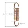 uxcell 8cm Length Motorcycle Main Stands Bracket Kickstand Return Spring for Jog50 2pcs view 4