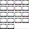 Printtoo Black I'd Rather Be Fishing License Plate Frame 2 Holes Stainless Steel Vinyl Cut Letters Frame-12 x 6 Inches view 3