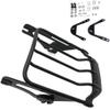 XKMT- Detachable Two-Up Air Wing Luggage Rack Docking Compatible with H-D Touring 97-08 07 06 Black view 1