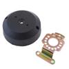 Gazechimp Boat Steering Wheel Bezel 90 Degree Mount for Rotary Helm Black view 4