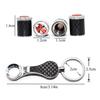 BENBW 5Pcs/Set Face Style Car Tire Wheel Valve Caps with Wrench Car Tire Valve Caps car Styling view 2