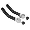 Bike Handlebar End, 1 Pair Aluminum Alloy Bicycle Handlebar Grip End Bar End with Stopper for 22.2mm Handlebar Replacement view 1