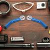 Aluminum Alloy Cycling Handlebar End Grips, Blue, Anti-Slip Bar Ends with Stopper for 22.2mm Handlebar, 1 Pair view 4