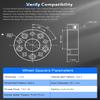 ECCPP 4PCS 1 inch hub Centric Wheel spacers 5x4.5 to 5x4.5 14-21 for Murano view 3
