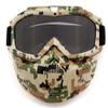 SPOSUNE Motorcycle Goggles Paintball Mask, Detachable Face Mask ATV Goggles Dirt Bike Goggles, Motocross Goggles Safety Ggoggles for Men Women view 1