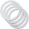 19-Inch Portawall Whitewall Tire Sidewall Rings, 1-3/16-Inch Wide, Set of 4 view 1