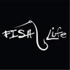 Fish Life Vinyl Decal Sticker Easy Application Peel & Stick Design Compatible with Cars, Trucks, Vans, SUVs, Walls, Cups, Laptops 7-Inch White on Black Background Decal KCD2769 view 1