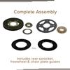 AlveyTech Rear Sprocket, Freewheel, & Chain Plate Guides for The Razor MX500 (Versions 22+), MX650 (Ver 15 and Up), & SX500 Dirt Rocket Bike - Replacement (15165070142 / W15128199013) view 3